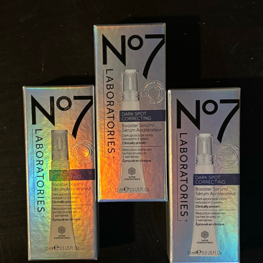 1 No7 Laboratrories Dark Spot Correcting Booster Serum 0.5 oz. New & Sealed